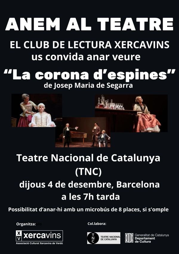 Anem al teatre, amb el Club de lectura Xercavins