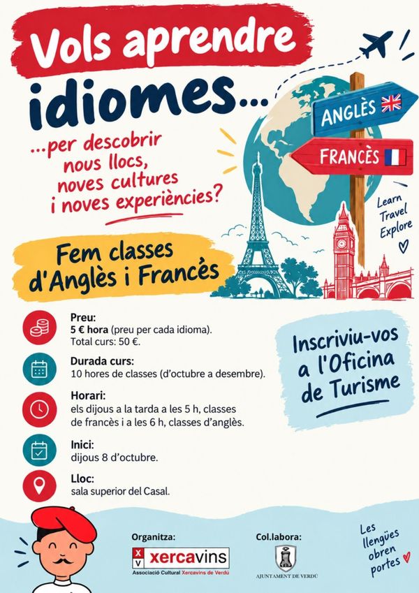 Xercavins enceta un nou trimestre de classes de francès i anglès