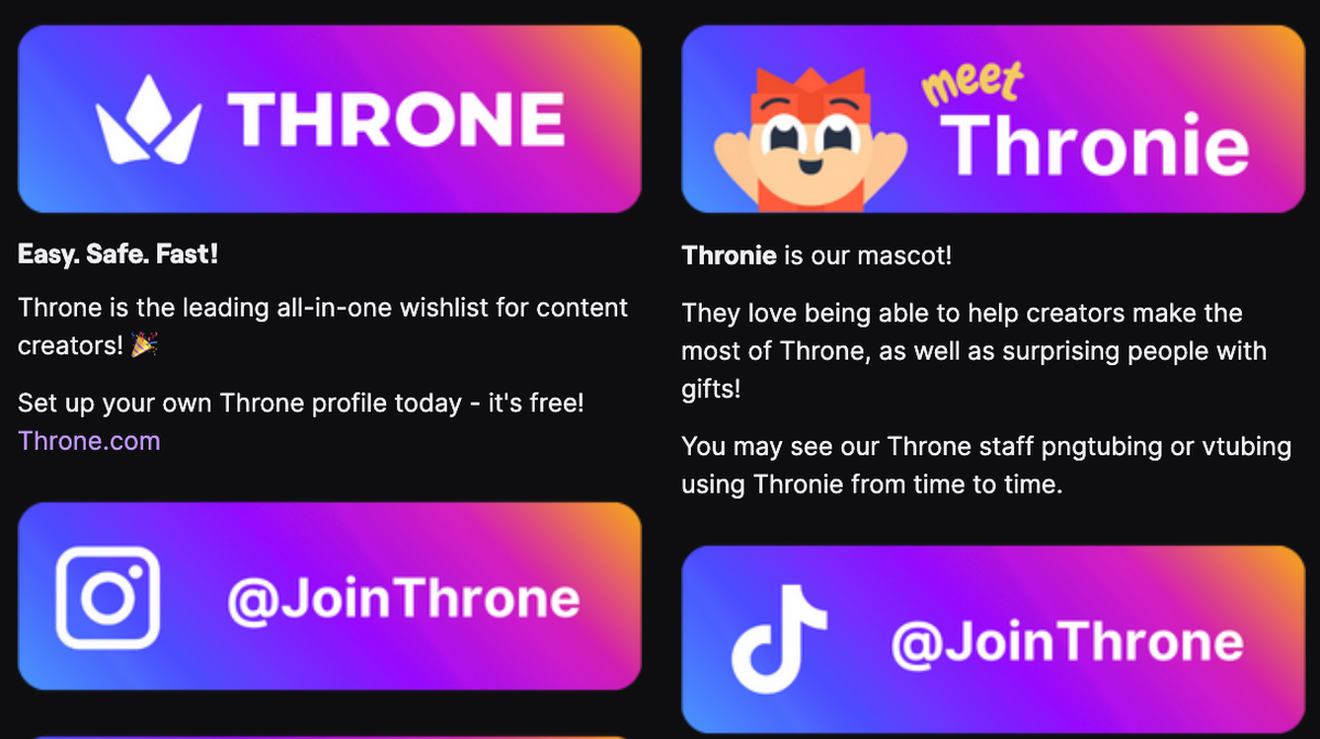 How to Set Up Twitch Panels (and Why They're So Important)