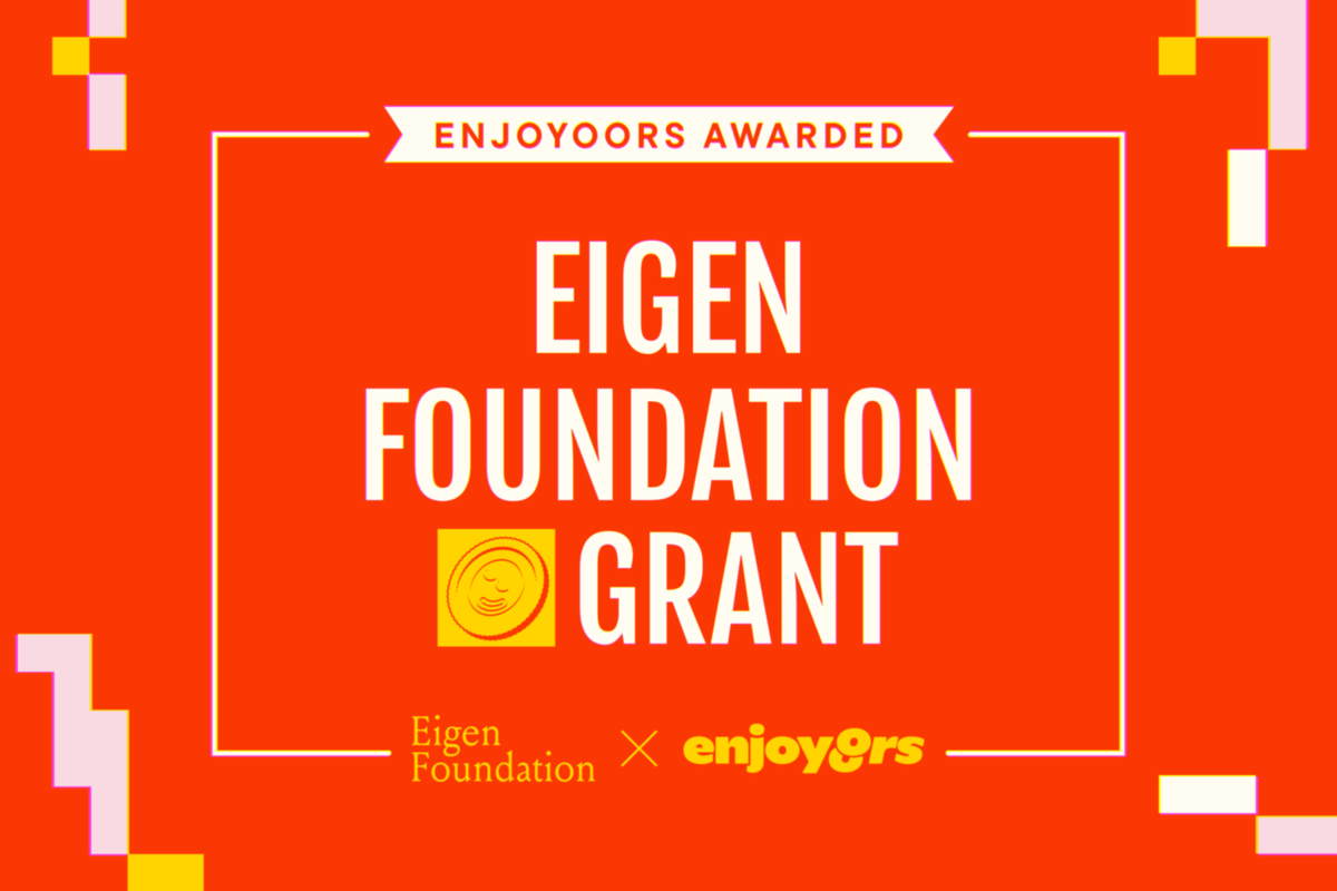 Eigen Foundation Awards Grant to Enjoyoors to Accelerate Restaking in DeFi