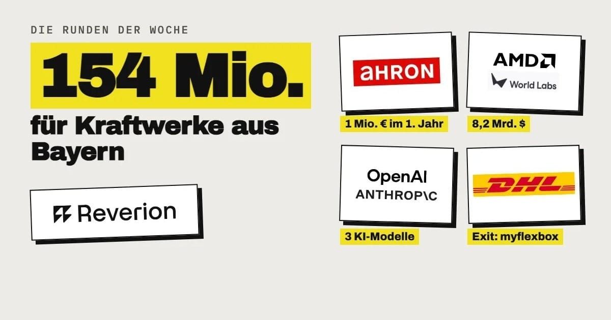 Ausgabe 00 · 154 Mio. für Reverion und die Runden der Woche