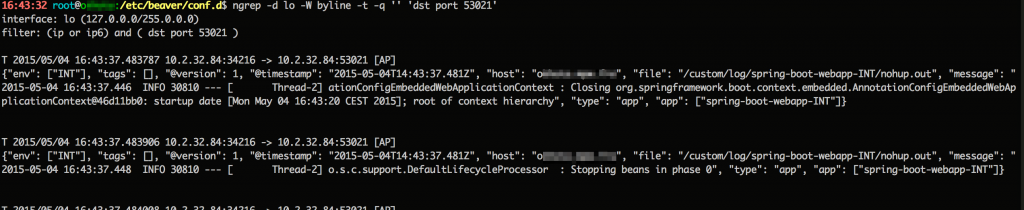ngrep-beaver
