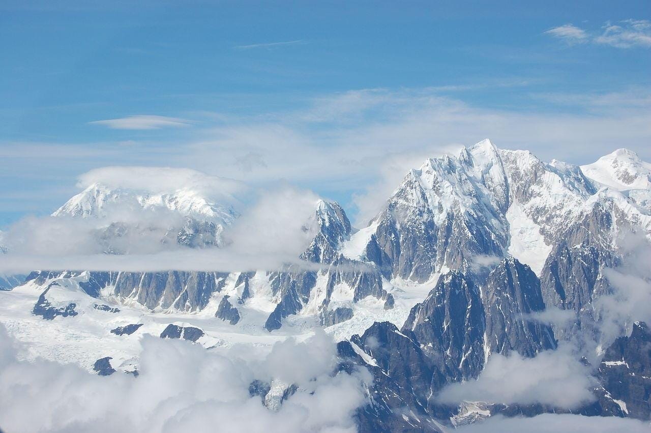 Alaska Range Glacier