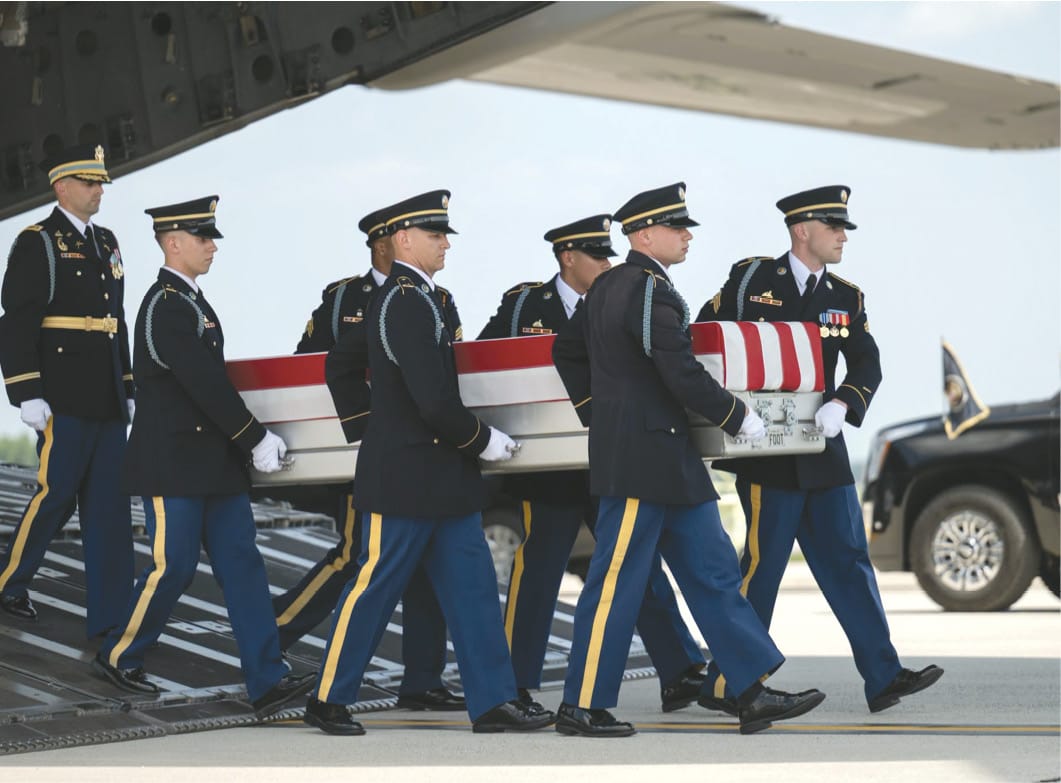 American soldier returned home from Iran