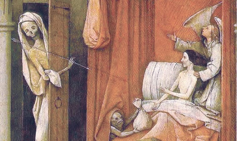 The Death of the Miser by Hieronymous Bosch
