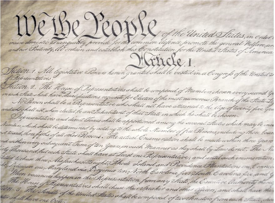 U.S. Constitution document