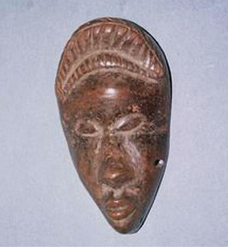 An example of a passport mask, from the Dan people of Liberia and Côte d’Ivoire.