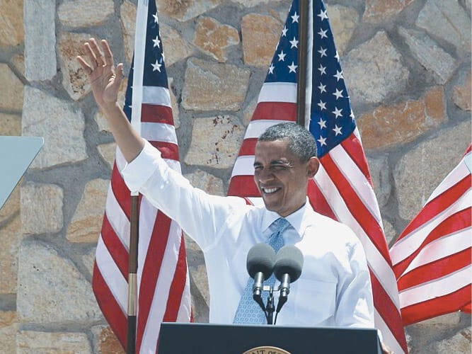 Barack Obama at Fort Bliss
