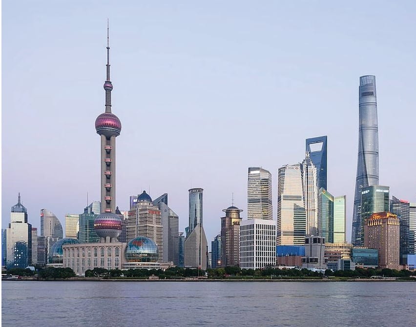 Pudong District in Shanghai, which acts as one of China’s Special Economic Zones (SEZ). It serves as a center for finance, trade, and innovation, and hosts over 36,000 foreign-funded enterprises.
