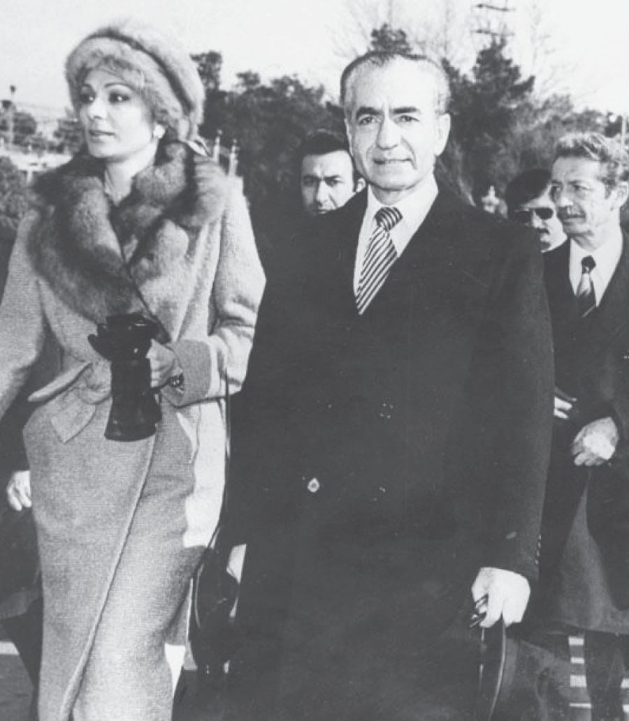 Shah Mohammad Reza Pahlavi with Empress Farah
