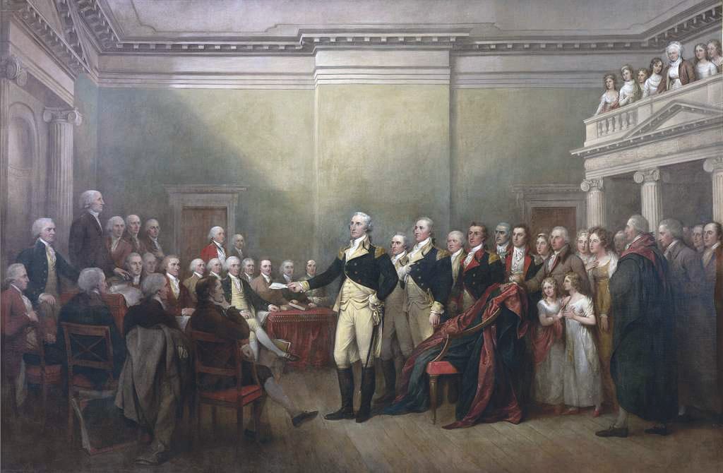 John Trumbull painting of General George Washington, 1824