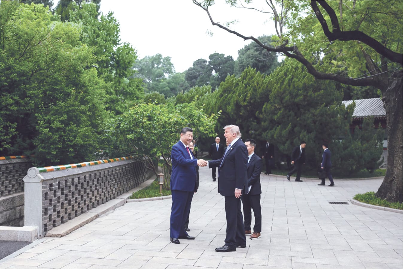 Trump bids farewell to Xi Jinping