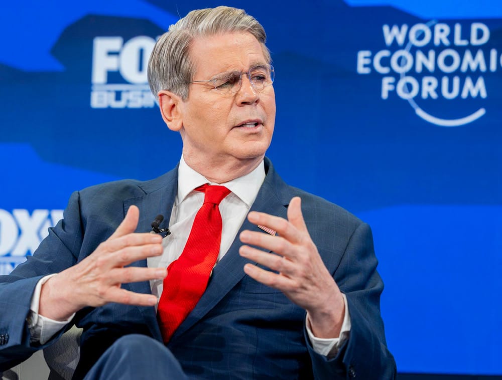Scott Bessent, U.S. Secretary of the Treasury, at the World Economic Forum Annual Meeting, Jan. 20, 2026.