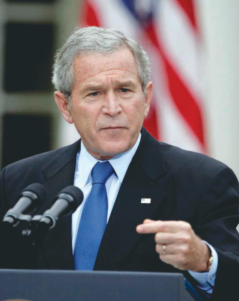 U.S. President George W. Bush