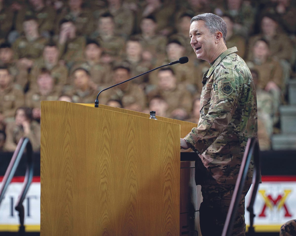 Chairman of the Joint Chiefs of Staff Gen. Dan Caine.