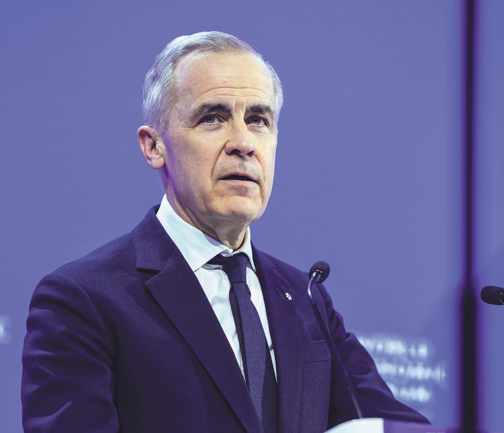 Canadian Prime Minister Mark Carney addresses the 2026 World Economic Forum in Davos, Switzerland, proclaiming that the international rules-based order is dead.
