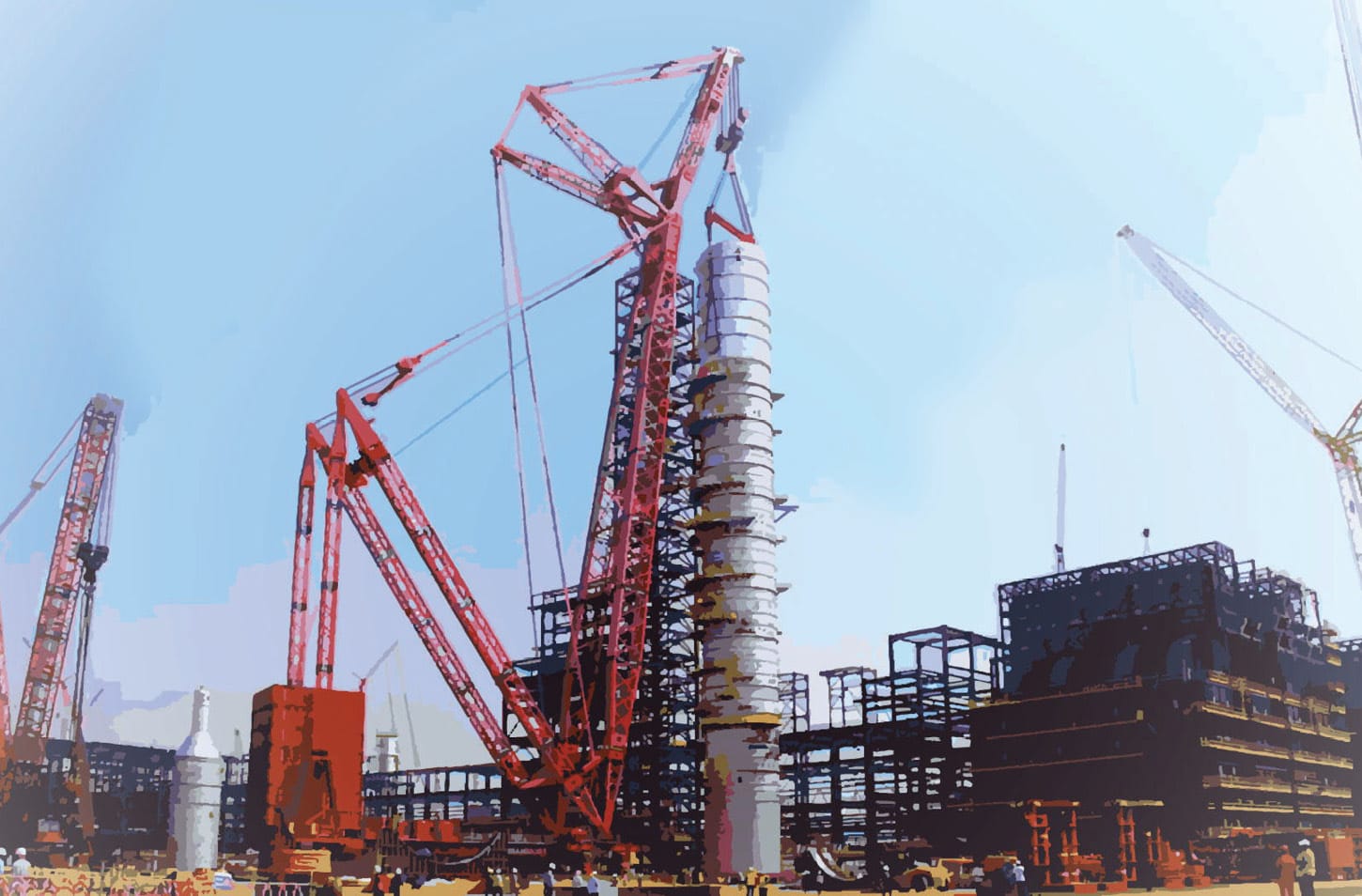 Dangote oil refinery distillation column