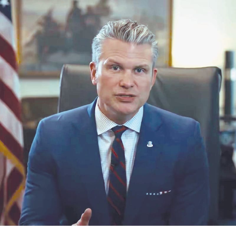 U.S. Secretary of Defense/War Pete Hegseth