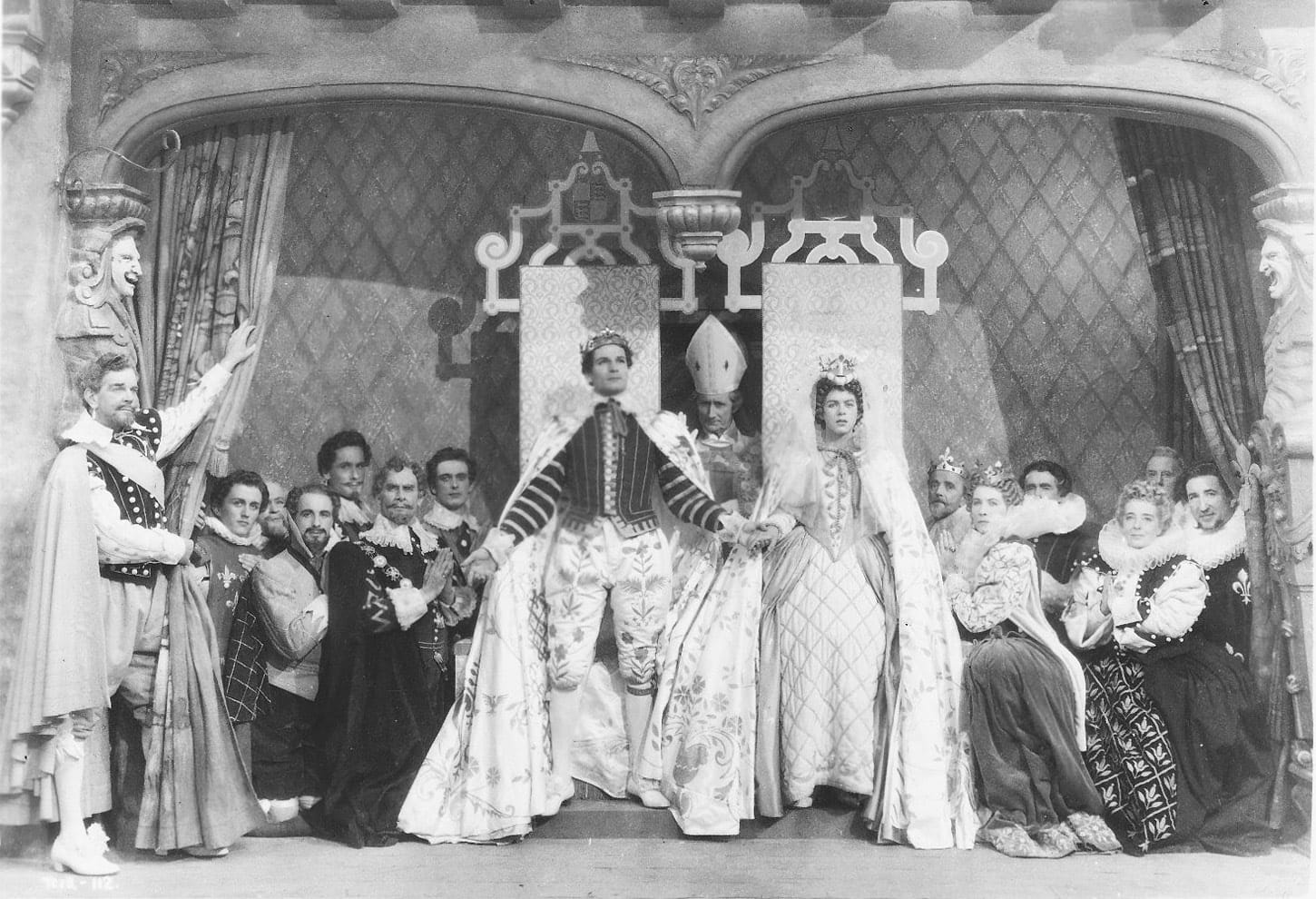 “In the well-performed Classical drama,” writes LaRouche, “the audience’s attention is quickly transported from the vision of the stage to the stage of the audience’s imagination, as Shakespeare points out in the opening role of Chorus for Henry V.” Shown here, a movie poster promoting the 1944 film production of Henry V.