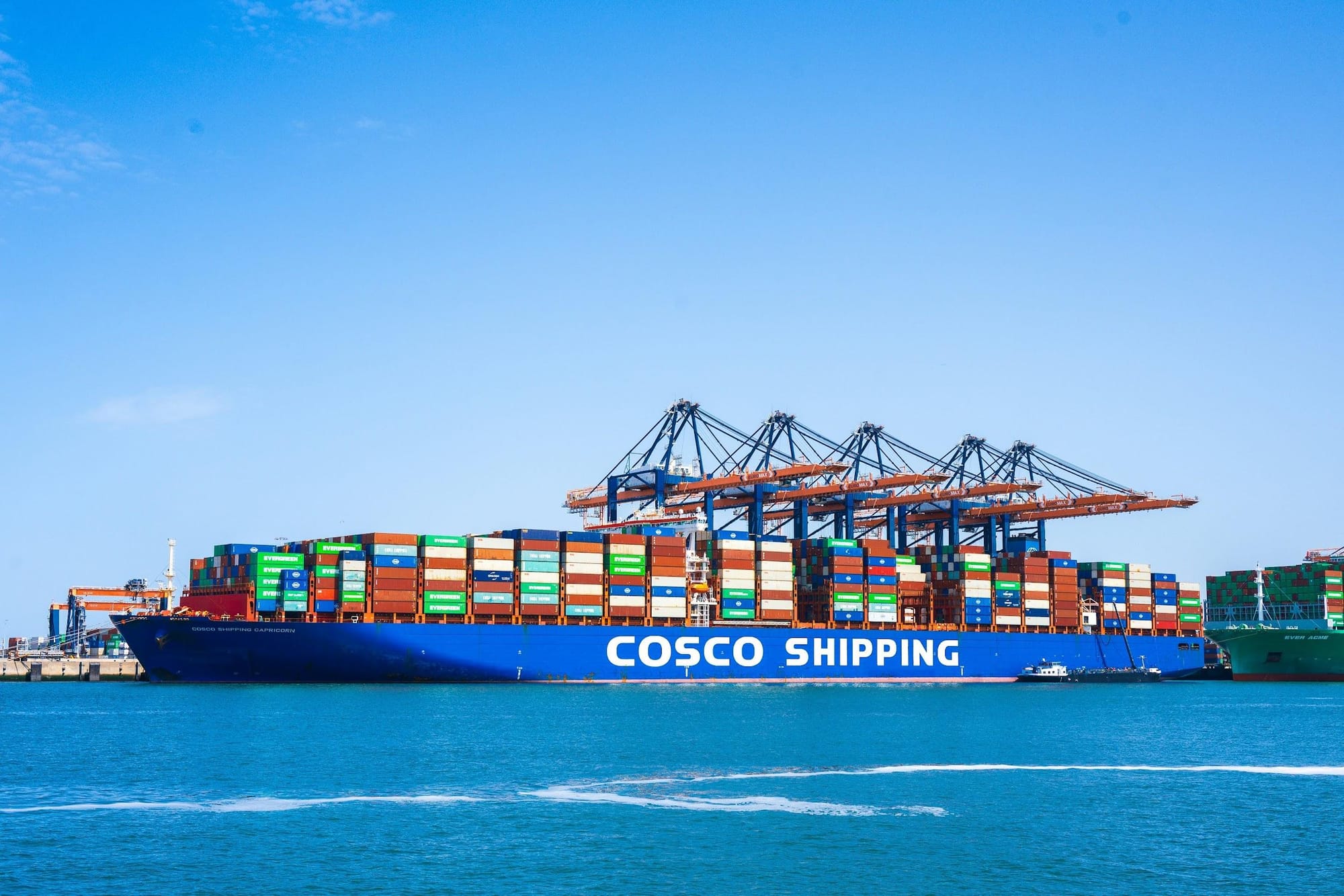 Cosco Shipping, headquartered in Shanghai, is the fourth-largest shipping company in the world.