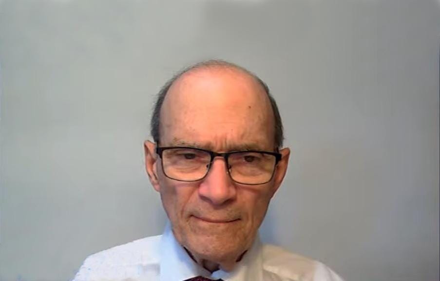 Bill Binney, former National Security Agency intelligence analyst, who spoke via the internet.