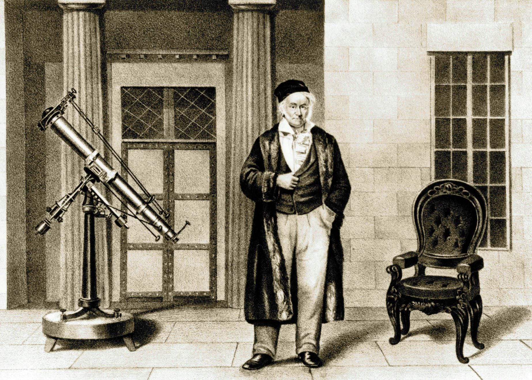 LaRouche credits the great German scientist and mathematician Carl Friedrich Gauss (1777-1855) with having developed the first modern idea of a universal physical principle: “The modern mathematical-physics definition of a universal principle was first defined by Carl Gauss’s 1799 refutation of Leonhard Euler and Euler’s protégé Lagrange, on the subject of the Fundamental Theorem of Algebra.” Shown here is a portrait of Gauss at the Göttingen Observatory.