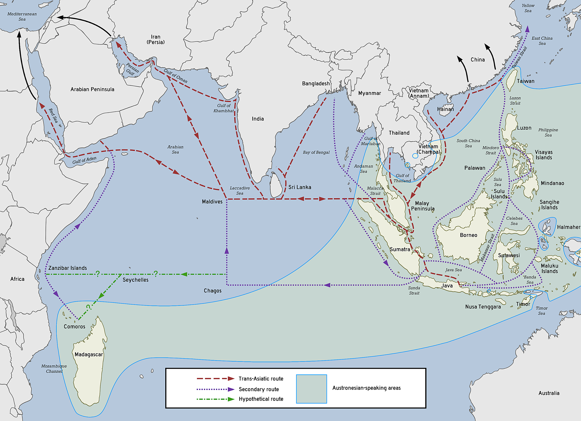 The Pearl Necklace, often referred to as the String of Pearls, is a reference to the collection of ports and logistics centers that serve the dense concentration of trading routes from Southeast Asia, through the Indian Ocean, to the Horn of Africa, where a large portion of world trade flows. The completion of the Chancay Port will tie Ibero-America’s economies into this network.