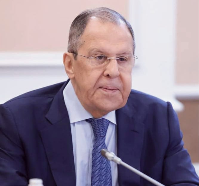 Foreign Minister of the Russian Federation, Sergey Lavrov.