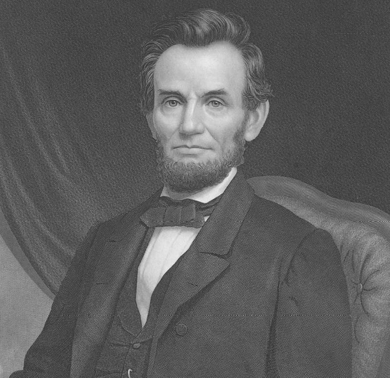 U.S. President Abraham Lincoln, who “built the United States into the world’s greatest economic power.”