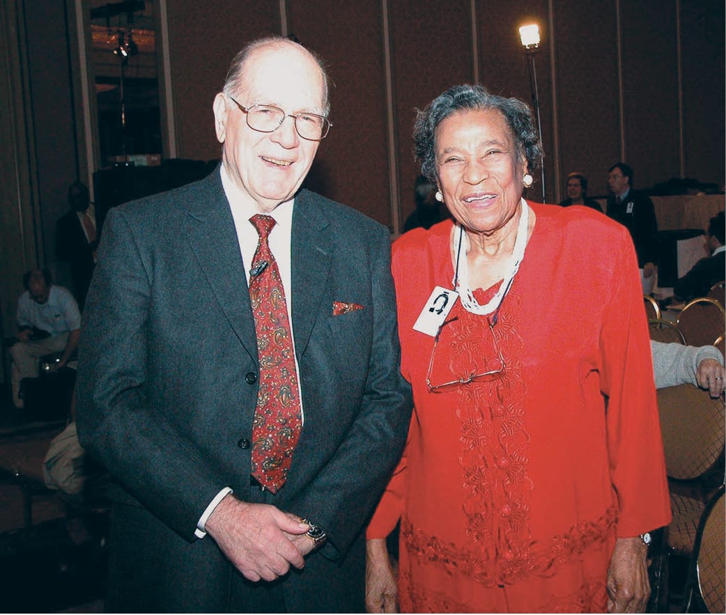 Lyndon LaRouche with Amelia Boynton Robinson