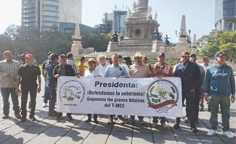 Farmers rally in Mexico City