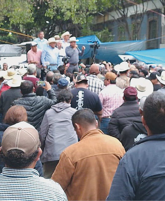 Farmers rally in Mexico City