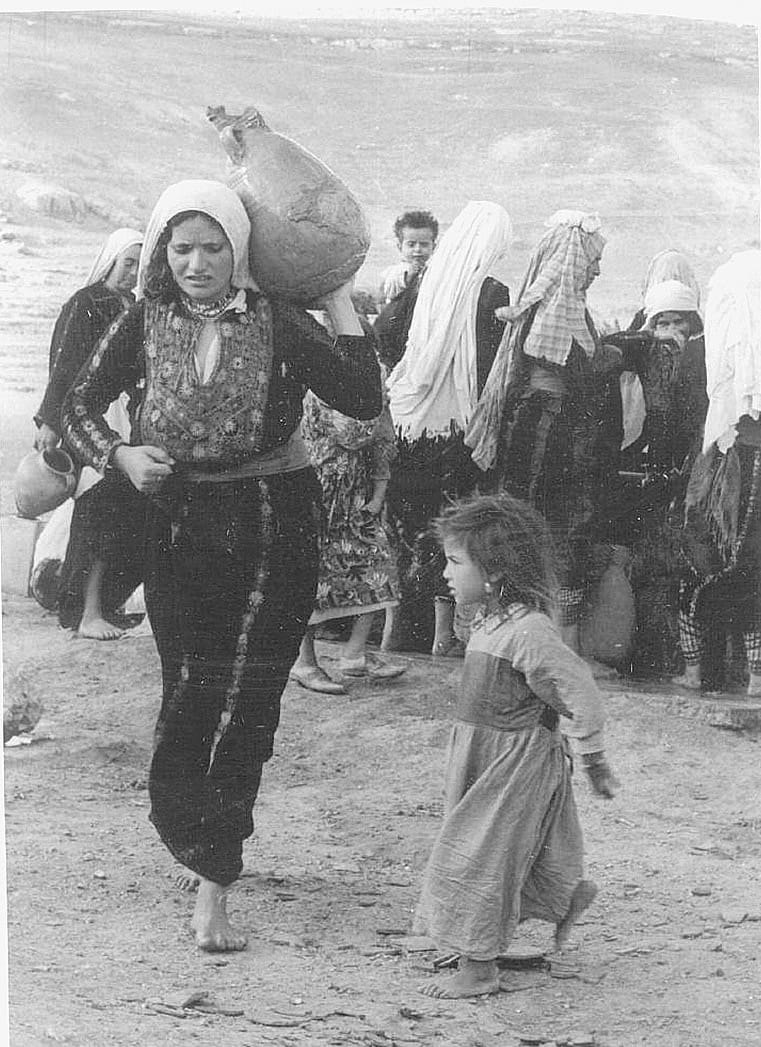 Palestinian victims of the 1948 Nakba.