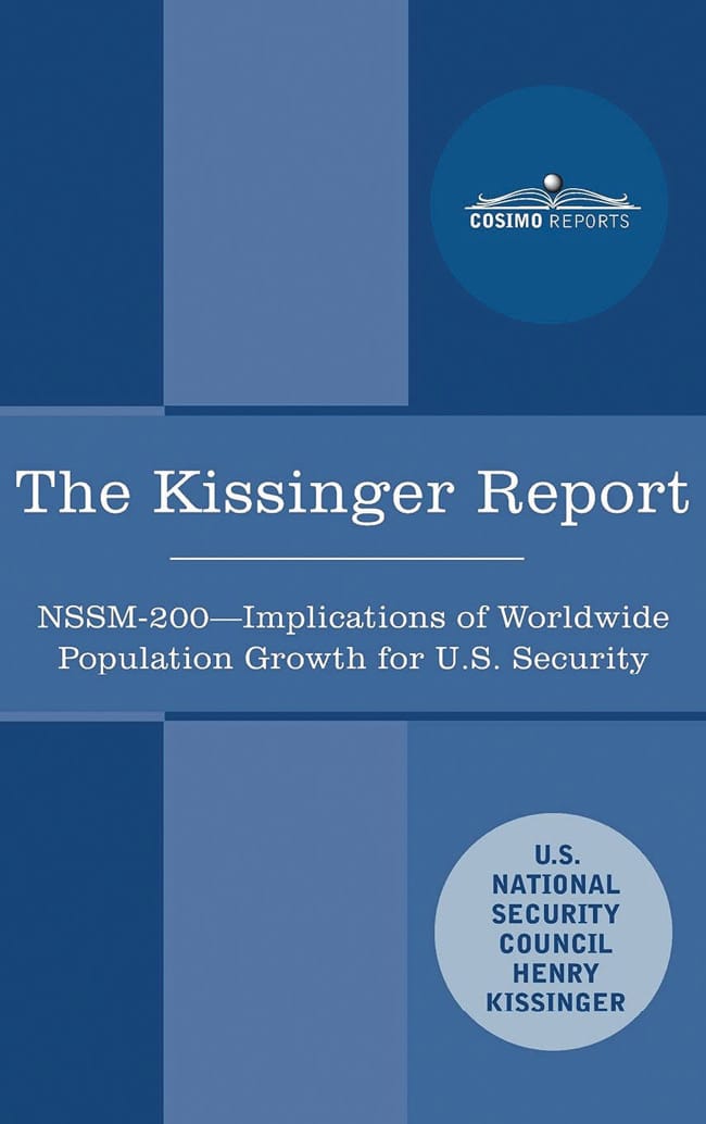 Kissinger’s infamous National Security Study Memorandum 200.