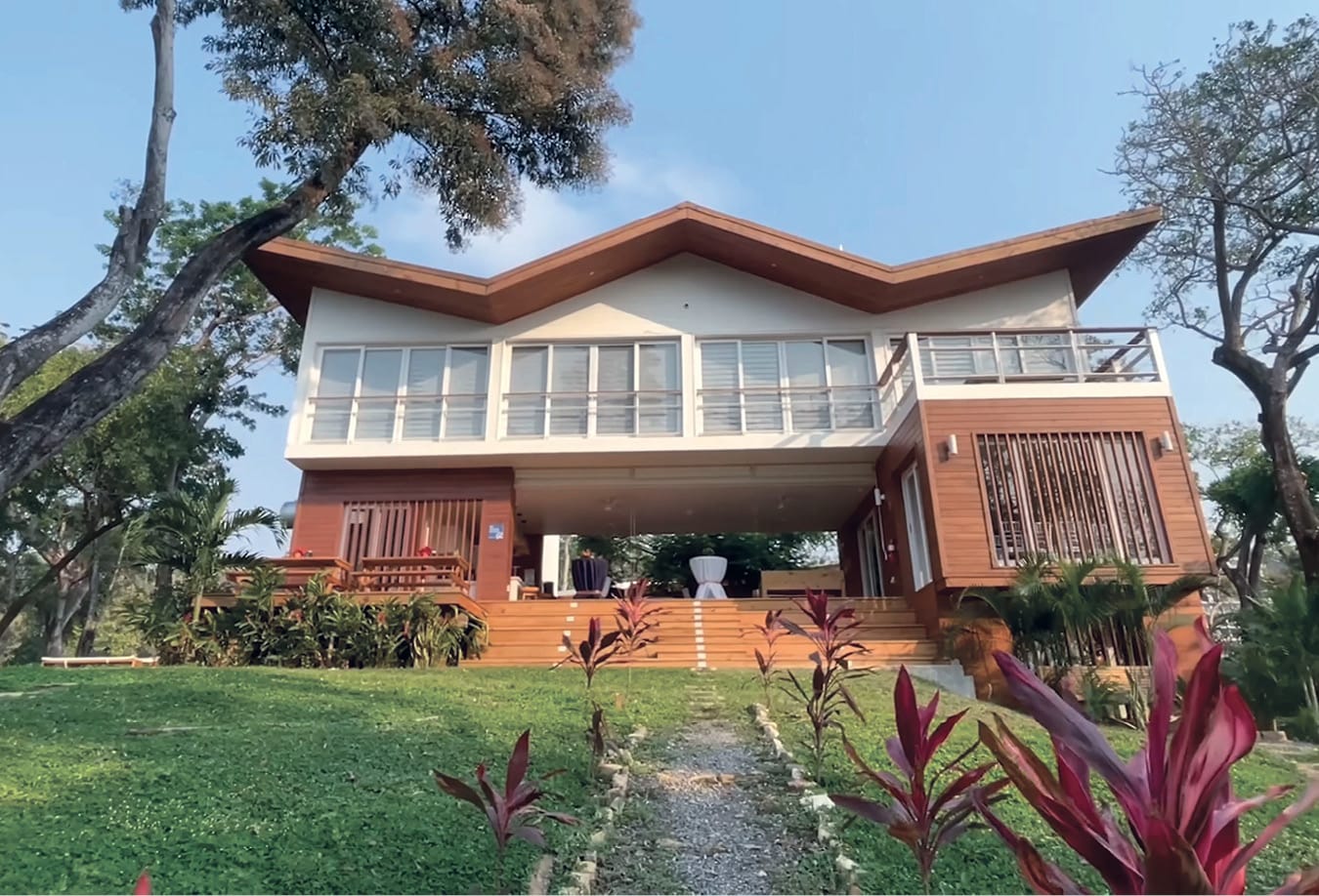 The Beta Building, which serves as the operational center for Próspera ZEDE (Zone of Employment and Economic Development), a charter city located on the island of Roatán, Honduras.