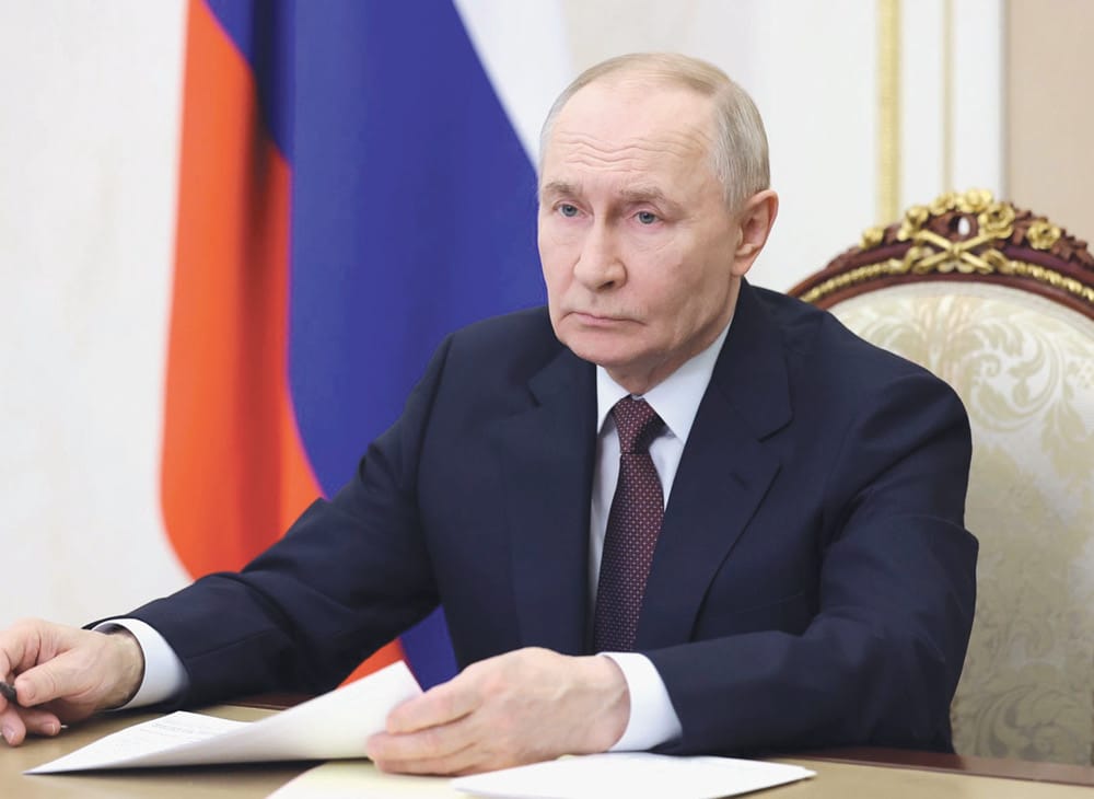 Russian President Vladimir Putin.