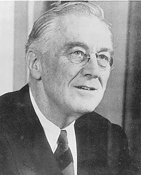 U.S. President Franklin D. Roosevelt.