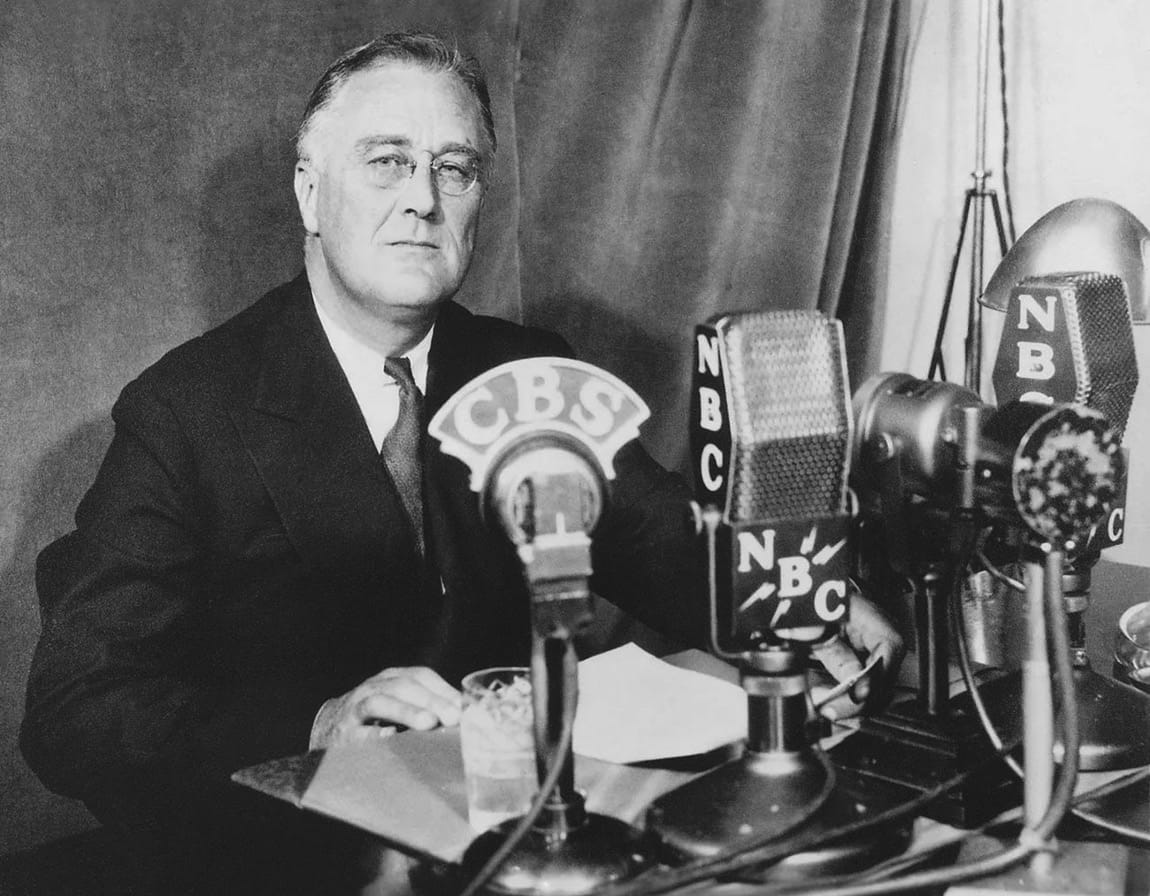 Franklin Roosevelt fireside chat