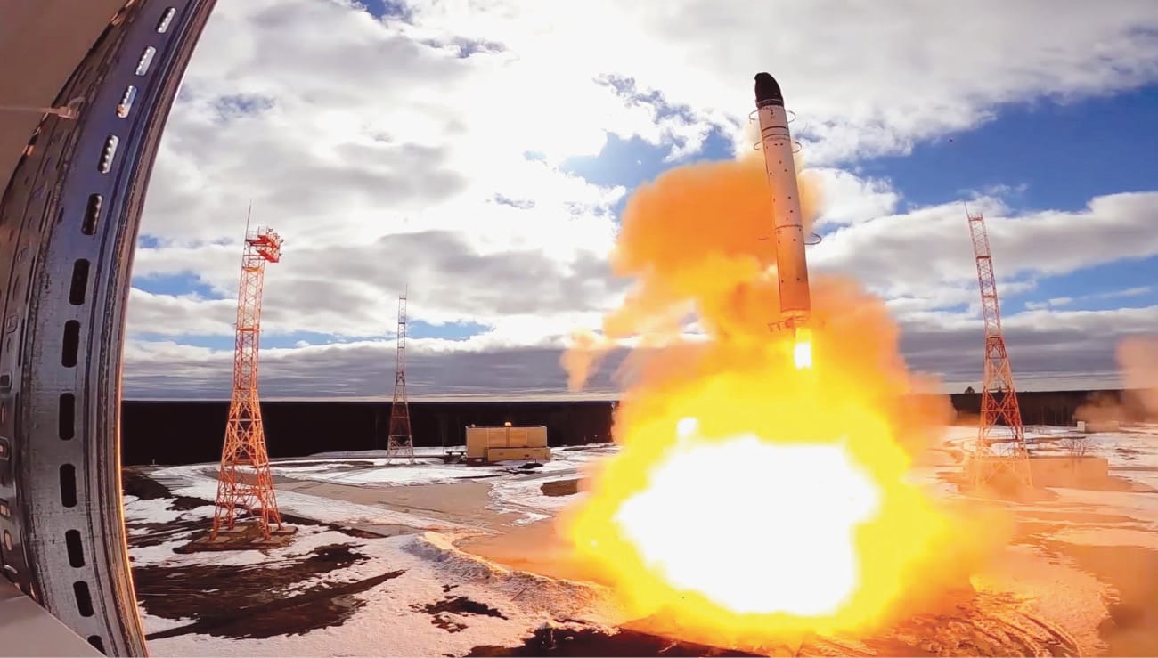Sarmat ICBM launch