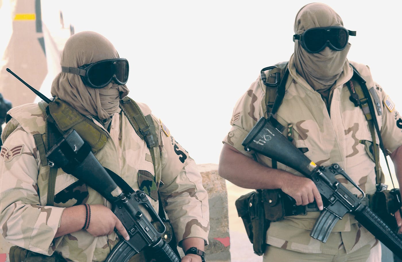 Secretary Rumsfeld’s brutish incompetence respecting the conduct of the U.S. war upon Iraq, underlines the importance of Classical conceptions of strategic defense, such as the necessity for well-trained and adequately supplied heavy divisions, under even the circumstances of such a depleted military opposition as poor Iraq’s. Here, U.S. soldiers during a sandstorm in Iraq.