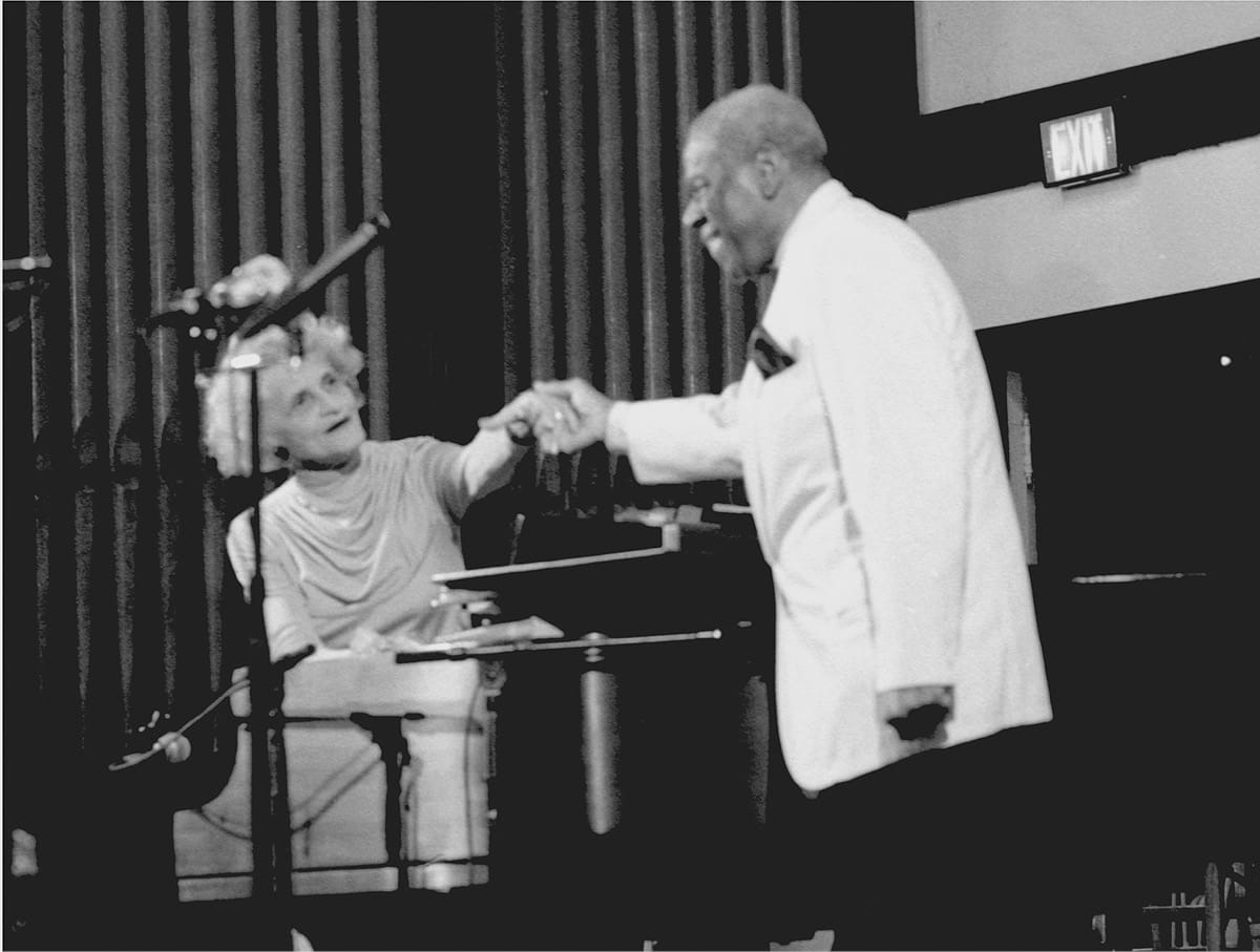 William Warfield and Sylvia Olden Lee perform at a Schiller Institute conference in Washington, D.C., May 27, 1994.