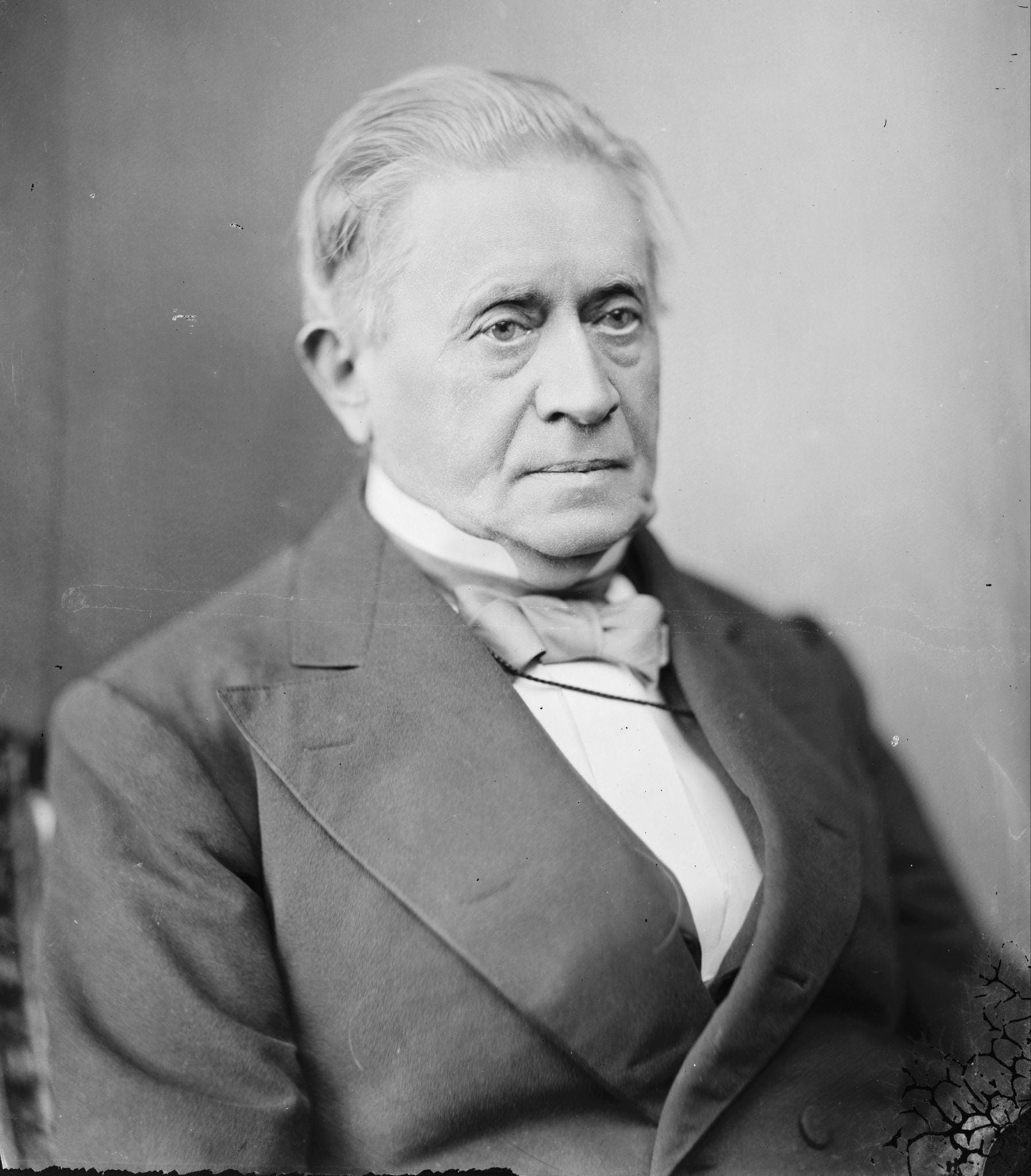 Physicist Joseph Henry was the first to perfect an electromagnet capable of transmitting power over a long distance, and was the first to magnetize a piece of iron at a distance. He was the first chief of the Smithsonian and created the modern weather service. President Lincoln often consulted with Joseph Henry, and enjoyed rolling up his sleeves to help Henry with his experiments.