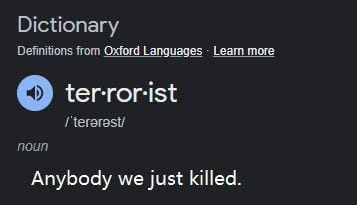 The new Israeli definition of “terrorist.”