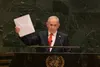 Prime Minister Benjamin Netanyahu addresses the UN General Assembly, Sept. 24, 2026.