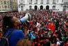 Tens of thousands of high school and college youth flood the streets of downtown Rio de Janeiro on Oct. 7, urging the re-election of President Lula da Silva in a run-off election Oct. 25…