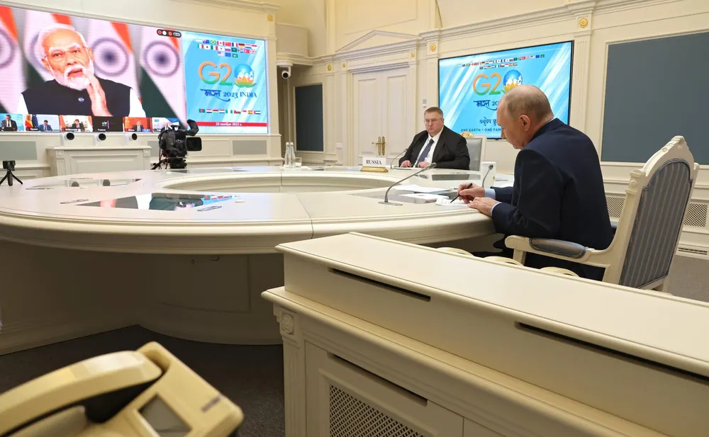 Putin Addressed the Extraordinary BRICS Summit on the Palestinian-Israeli Conflict