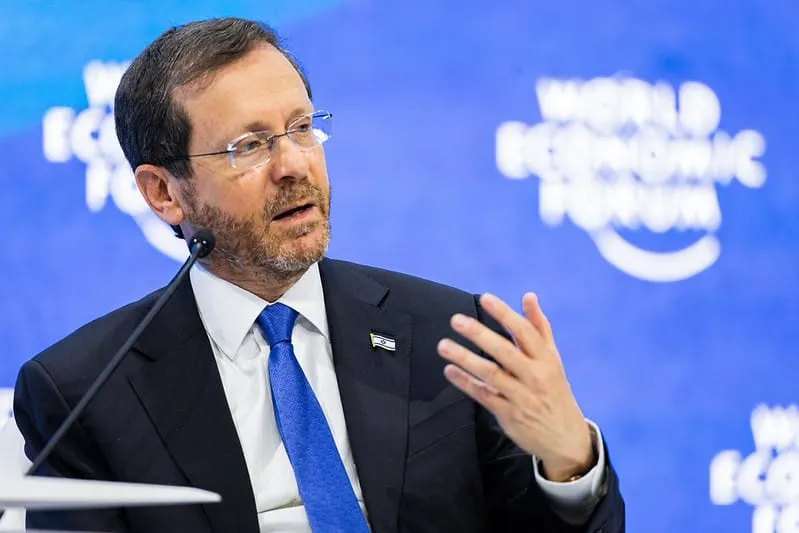 Israeli President at Davos: No Sane Israeli Can Think About Peace, It's War with Iran