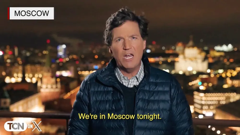 Tucker Carlson Announces His Interview with Vladimir Putin