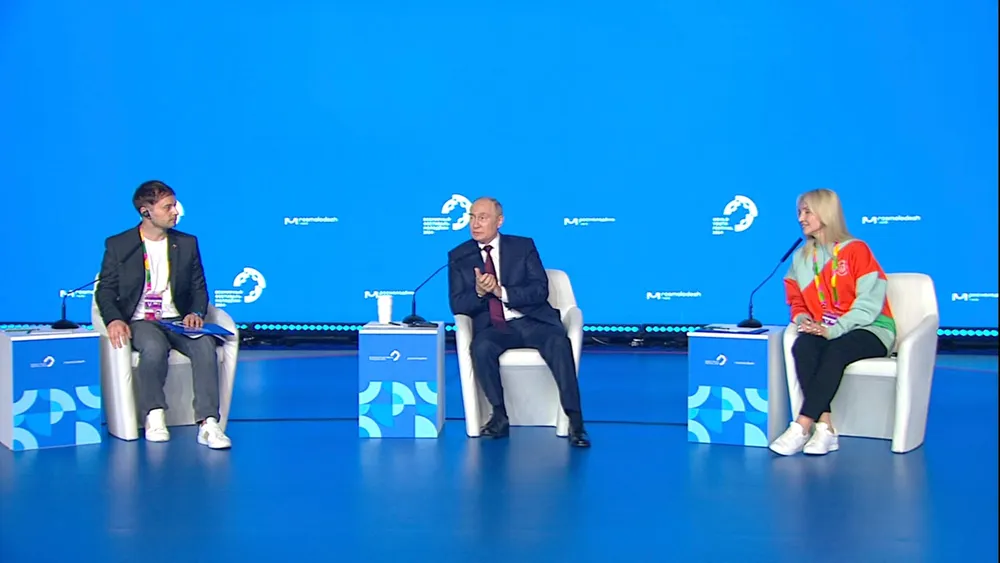 Putin Dialogue with World Youth Festival Participants: Unjust Debt Collection and the Rise of Fascism