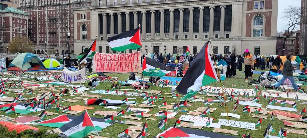 Protests at 75 Campuses in the U.S. and Spreading to at Least Four Other Countries